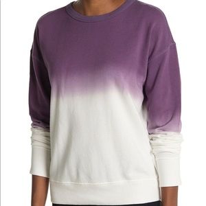 Zella dip dye ombré sweat shirt